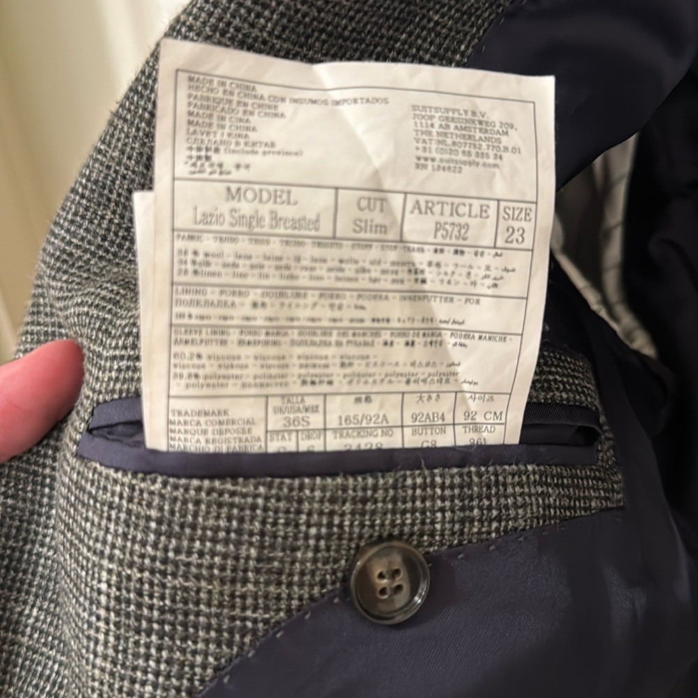 Suitsupply Lazio Blazer 36s E. Thomas - Picture 4 of 6